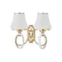 Настенный светильник Arte perfetto luce 3330.8943.2w.wh.gd цвет белый, золото