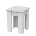 Табурет Nn-мебель 32x43.2x32 см ЛДСП цвет белый