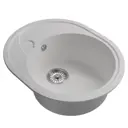 Врезная мойка Mixline ML-GM17 47x58 18 см искусственный камень цвет ультра-белый