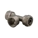 Тройник комбинированный Aqualink 16x1/2"x16 мм ВР латунь k15363