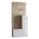 Шкаф для обуви Моби 89.8x210x35.1 см 4 полки ЛДСП цвет белый