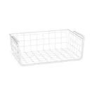 Корзина для хранения 36x14.5x25 см сталь белый
