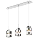 Светильник подвесной Velante 241-106-03 3 лампы 6 м² цвет хром