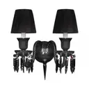 Настенный светильник Loft it 10210_2w black цвет хром
