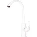 Однорычажный смеситель с изливом 25.6 см Rhein.Eucharius цвет белый