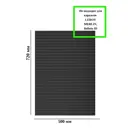 Фасад универсальный для кухонного шкафа Play 50x72x1.8 см МДФ цвет черный
