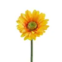 Цветок декоративный Fiebiger Floristik "Гербера" 57 см цвет желтый