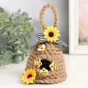Сувенир интерьерный "Пчелинный улей" 10x18 см