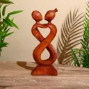 Сувенир "Пара Бесконечность" коричневый цвет 30x12x3.5 см