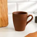 Блюдо сервировочное Доляна Гладь 9x10x12.50 см глина цвет коричневый