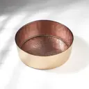 Блюдо сервировочное Akcam Victoria Marrone 21x7x21 см стекло цвет бронза