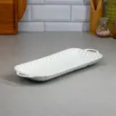 Блюдо сервировочное Lemoges Кармен 16x3.50x42 см фарфор цвет белый