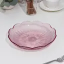 Блюдо сервировочное Ас-Декор 23x5x22.50 см стекло цвет розовый