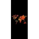 Пленка самоклеящаяся универсальная Wallfix W442 0.95x2.2 м, цвет черный, оранжевый
