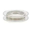 Проволока медная серебряная для плетения декора 0.3mm x 10м