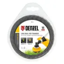 Леска для триммера Denzel двухкомпонентная квадрат 3 мм 15 м Extra Cord