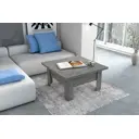 Журнальный столик квадратный Dial 86x86x78 см Камень Темный