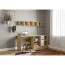 Компьютерный стол Клик мебель СПЛ-1 135x150x123.8 см ЛДСП цвет белый/бежевый