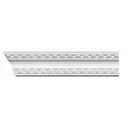 Плинтус Decomaster 95016 потолочный, полиуретан, белый, 80x65x2000 мм