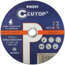 Диск отрезной по металлу тип 41 Cutop 39987Т 230x22.2x2 мм