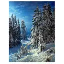 Постер Русская коллекция "Зимняя ночь" 64x84 см