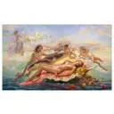 Постер Русская коллекция "Богиня утренней зари" 64x104 см