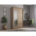 Шкаф-купе Мебельная компания Е1 Лайт 212x100x59.5 см ЛДСП цвет сонома