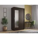 Шкаф-купе Мебельная компания Е1 Лайт 212x80x59.5 см ЛДСП цвет венге