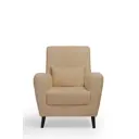 Кресло Либерти Lamb 75x90x70 см искусственный мех цвет бежевый