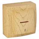 Выключатель накладной Nilson Themis 26281008 1 клавиша с подсветкой цвет клен