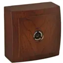 Розетка ТВ оконечная накладная Nilson Themis 26271033 цвет орех