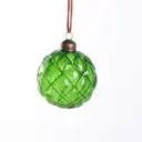 Елочный шар Merry green MG24024 Mg24024 8 см стекло зеленый
