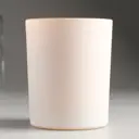 Подсвечник стеклянный Evis "Золото" 9x7.5 см 250 мл белый