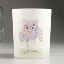 Подсвечник стеклянный Evis "Пташка" 9.3x7.7 см 240 мл