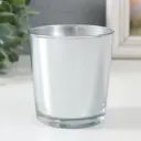 Подсвечник стеклянный Evis "Серебряный. Ода" 8.5x8 см 250 мл