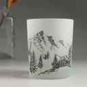 Подсвечник стеклянный Evis хижина 9.3x7.7 см 240 мл