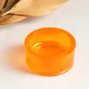 Подсвечник стеклянный Evis "Санта" 2.5x5.5 см оранжевый