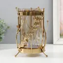 Подсвечник Simaland "Веточки с шариками" d-10 см золото 20 см