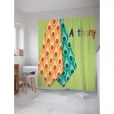 Шторка для ванной комнаты JoyArty Вежливый Энтони sc_3981 200x180см цвет зеленый