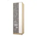 Шкаф Тэкс Колибри 60x200x52 см МДФ цвет бетон
