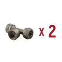 Тройник комбинированный Aqualink 16x1/2"x16 мм ВР латунь k18592