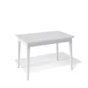 Кухонный стол прямоугольный Kenner М 110-150x76x70 см ЛДСП цвет белый/сатин
