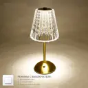 Настольный светодиодный светильник CRYSTAL M 3W R 3Вт IP20 прозрачный