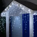 Электрогирлянда универсальная Luazon lighting 2361649 бахрома 3x3 м 232 ламп холодный белый (голубой) 1 режим работы