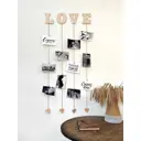 Мультирамка с прищепками Love 12 фотографий 10x15 см