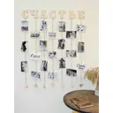 Мультирамка с прищепками Счастье 21 фотография 10x15 см