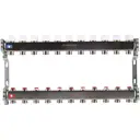 Коллектор без расходомеров Rommer 1"x3/4" 11 выходов нержавеющая сталь RMS-3200-000011