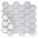 Комплект панелей ПВХ Lako decor Белые соты 300х300мм 0.54м² 5шт