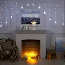 Электрогирлянда комнатная Luazon lighting бахрома 2.5x2.5 м 136 ламп холодный белый (голубой) 8 режимов работы