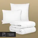Набор 1 одеяло+1 подушка Relax лебяжий пух в микрофибре 140x200 см 70x70 см